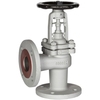 Bellow sealed valve Series: 22.047 Type: 130 Ductile cast iron/Stainless steel Fixed disc Angle Pattern PN16 Flange DN15